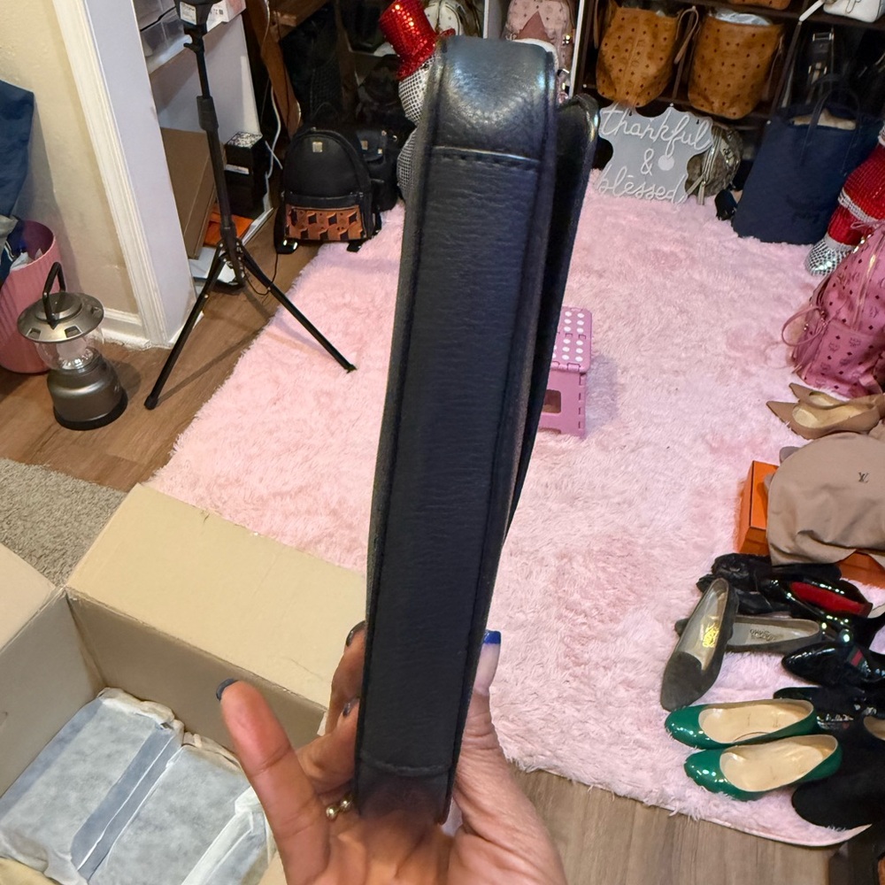 Tory Burch black Leather Clutch - Picture 3 of 7
